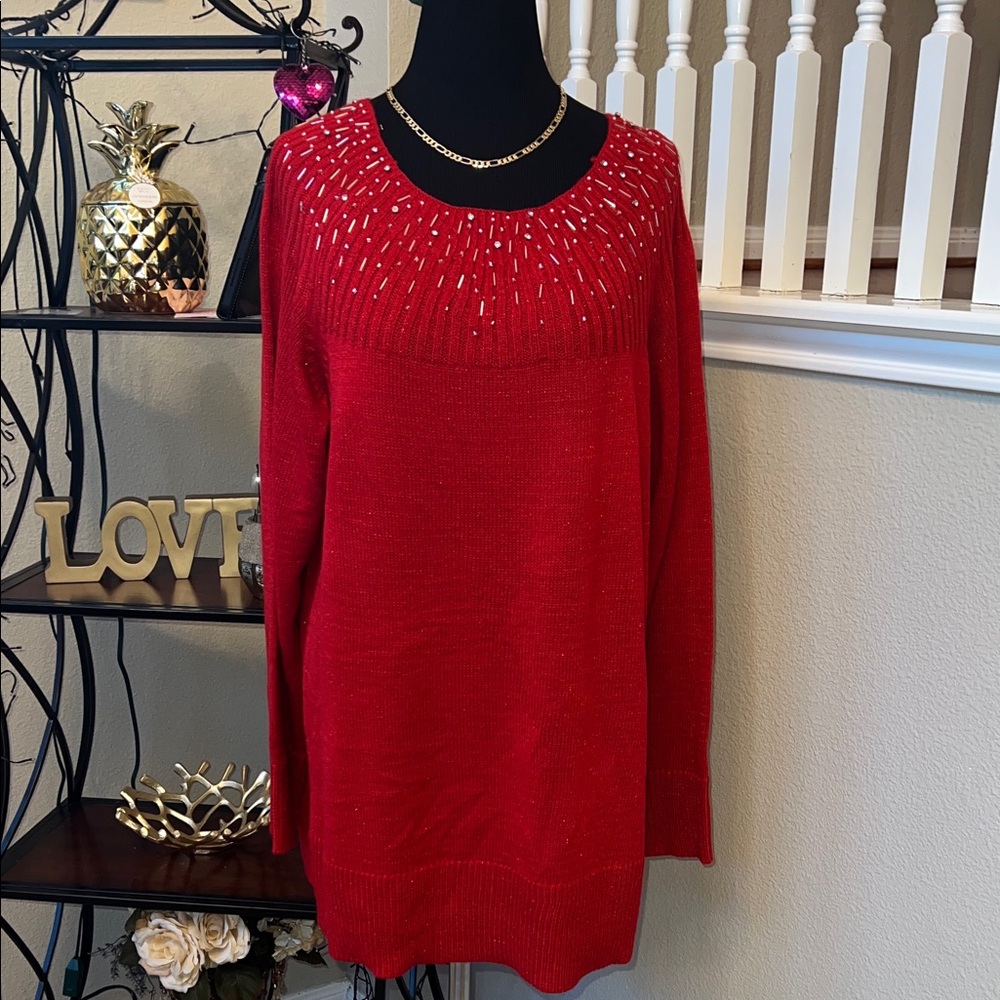Apt. 9 Red Women's Sweater